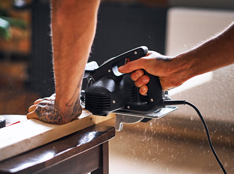 Circular saw close-up for the For Him product picks collection