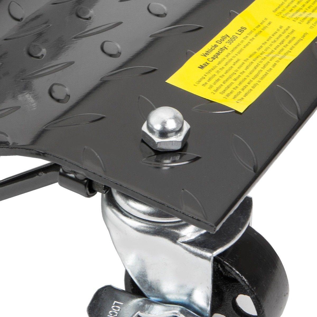 XtremepowerUS 2-Pieces Auto Dolly Car Dolly Wheel Tire 12" x 16" Skate 3,000lbs