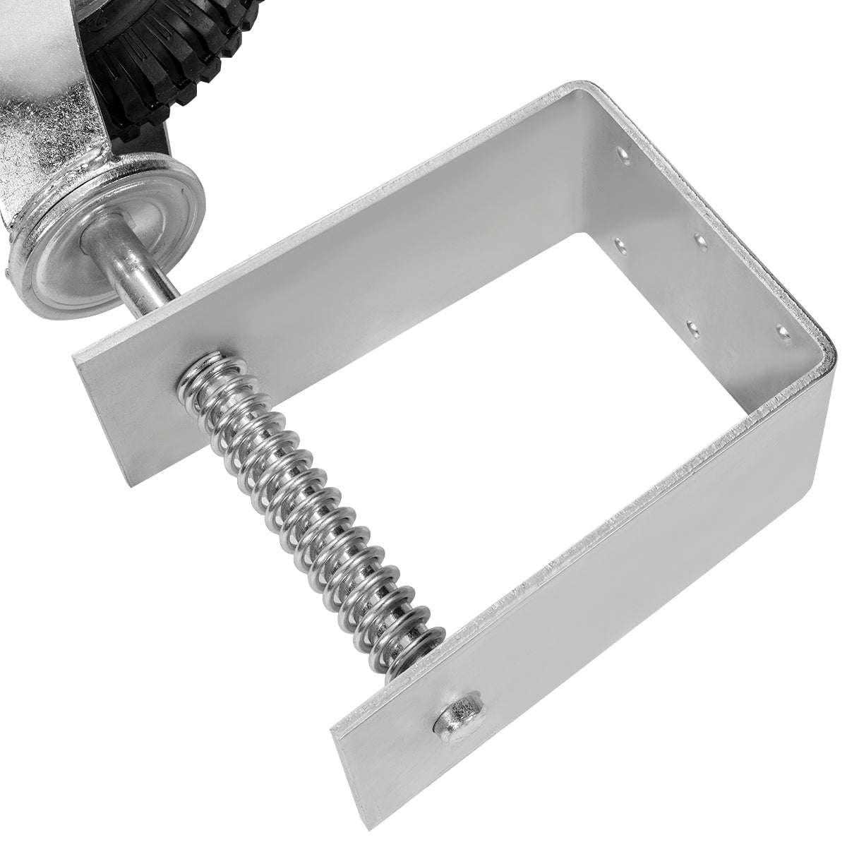 Stark USA Universal 8" Spring-Loaded Gate Wheel Caster Flat-Free Tire Swivel