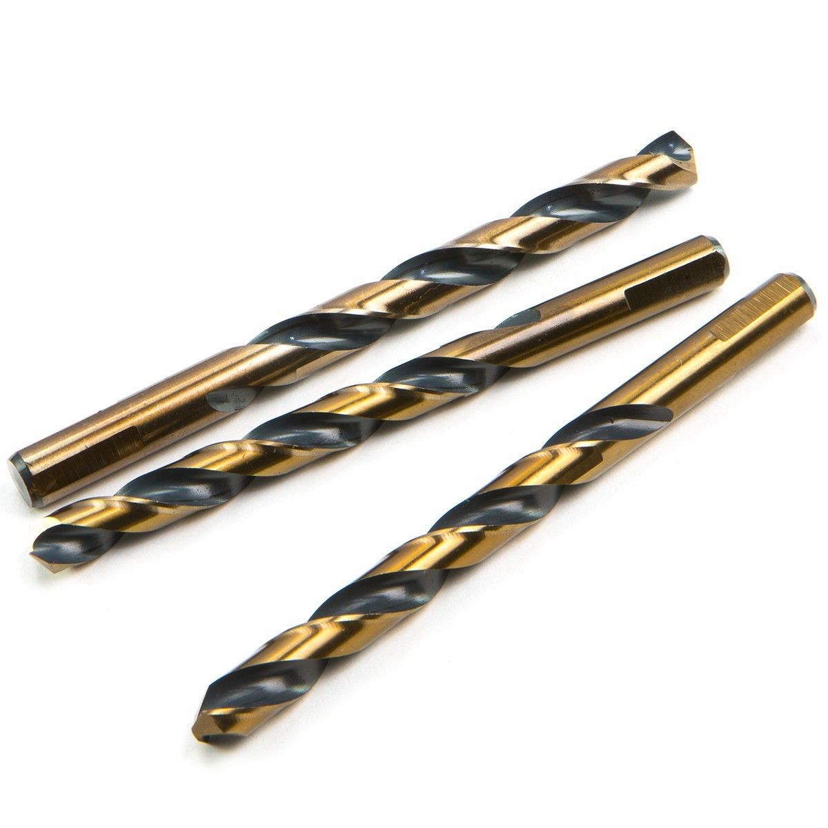 XtremepowerUS 29PC Industrial Black & Gold Drill Bit Set Index Size HSS Round