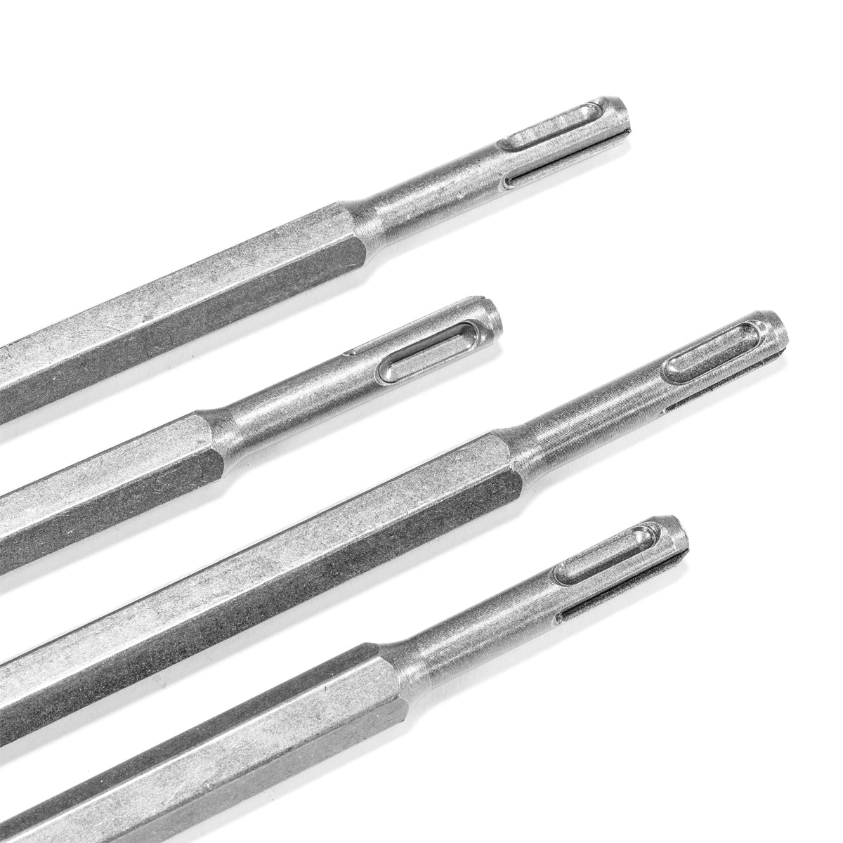 Stark USA 17-Pieces Concrete Rotary Hammer Drill Bits & Chisel Groove Set SDS