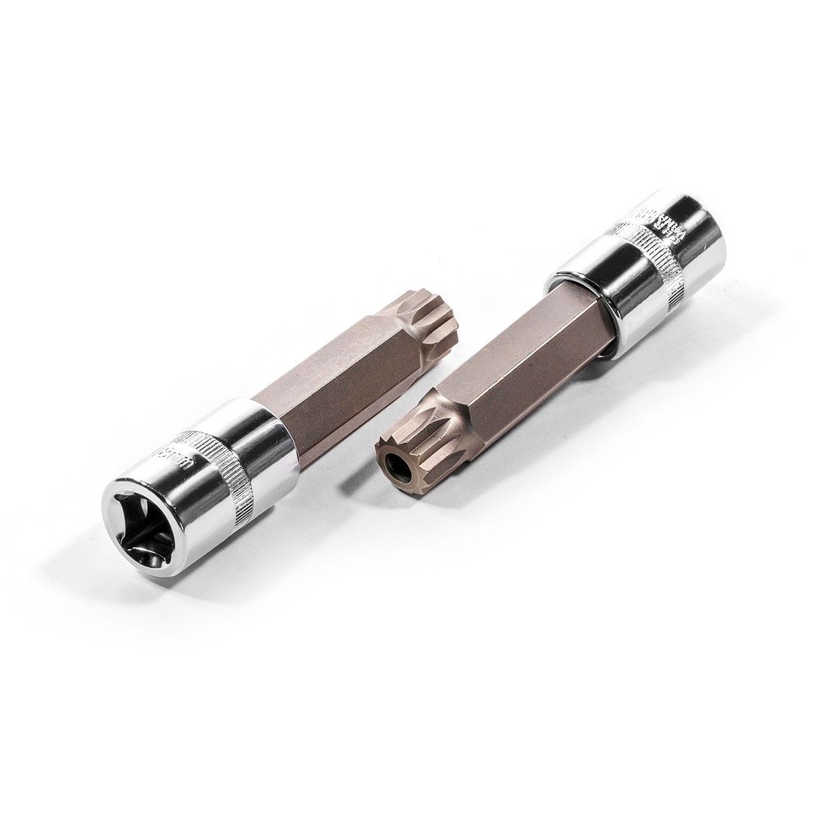 10 PC XZN TAMPERED 12 POINTS TAMPERED PROOF TRIPLE SQUARE SPLINE BIT SOCKET