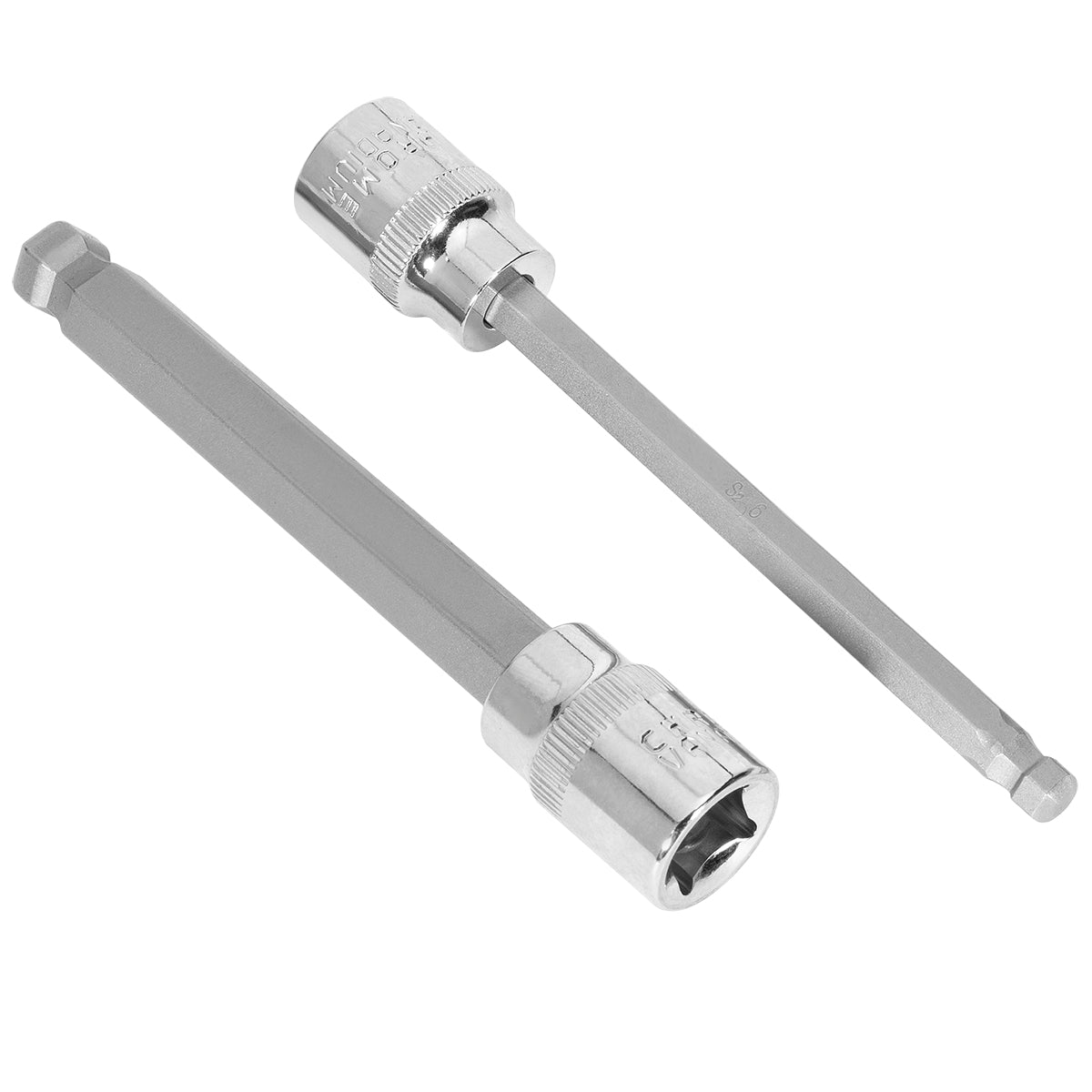 Stark USA 7pc 3/8" Ball End Long 4.3" METRIC MM Hex Allen Bits Sockets wrench