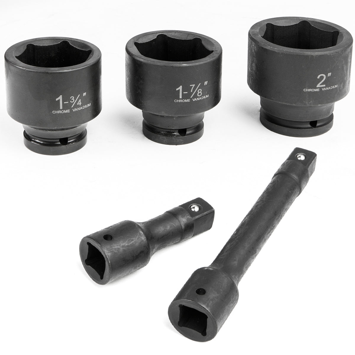 Stark USA 21PC 3/4 DR Inch Drive Tool Black Impact Ratchet Socket Set Standard