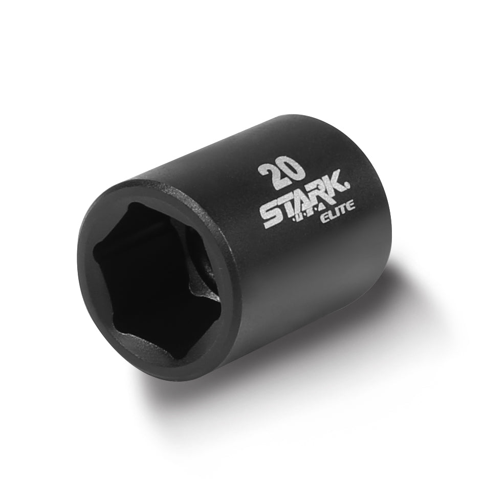 Stark USA 65PCS SAE & Metric 1/2" DR Deep Shallow Impact Socket Adaptor Reducer