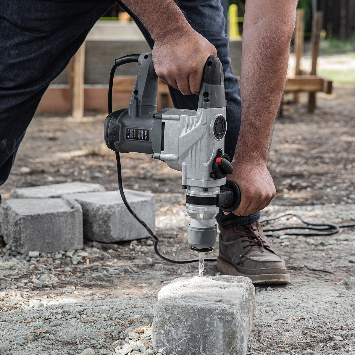 XtremepowerUS 1180W Rotary Hammer Drill Bits Electric 1-1/4" SDS Variable Speed