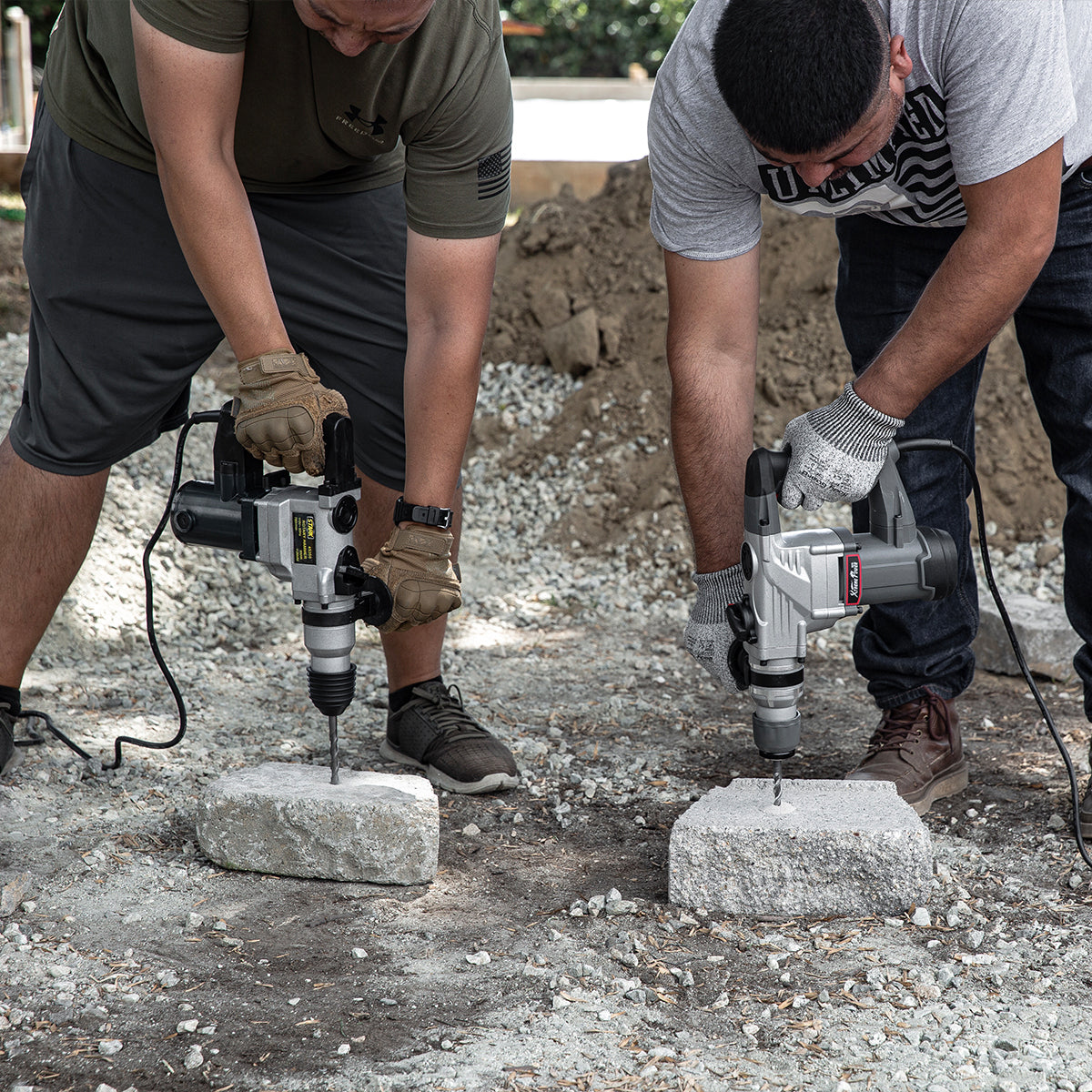 XtremepowerUS 1180W Rotary Hammer Drill Bits Electric 1-1/4" SDS Variable Speed