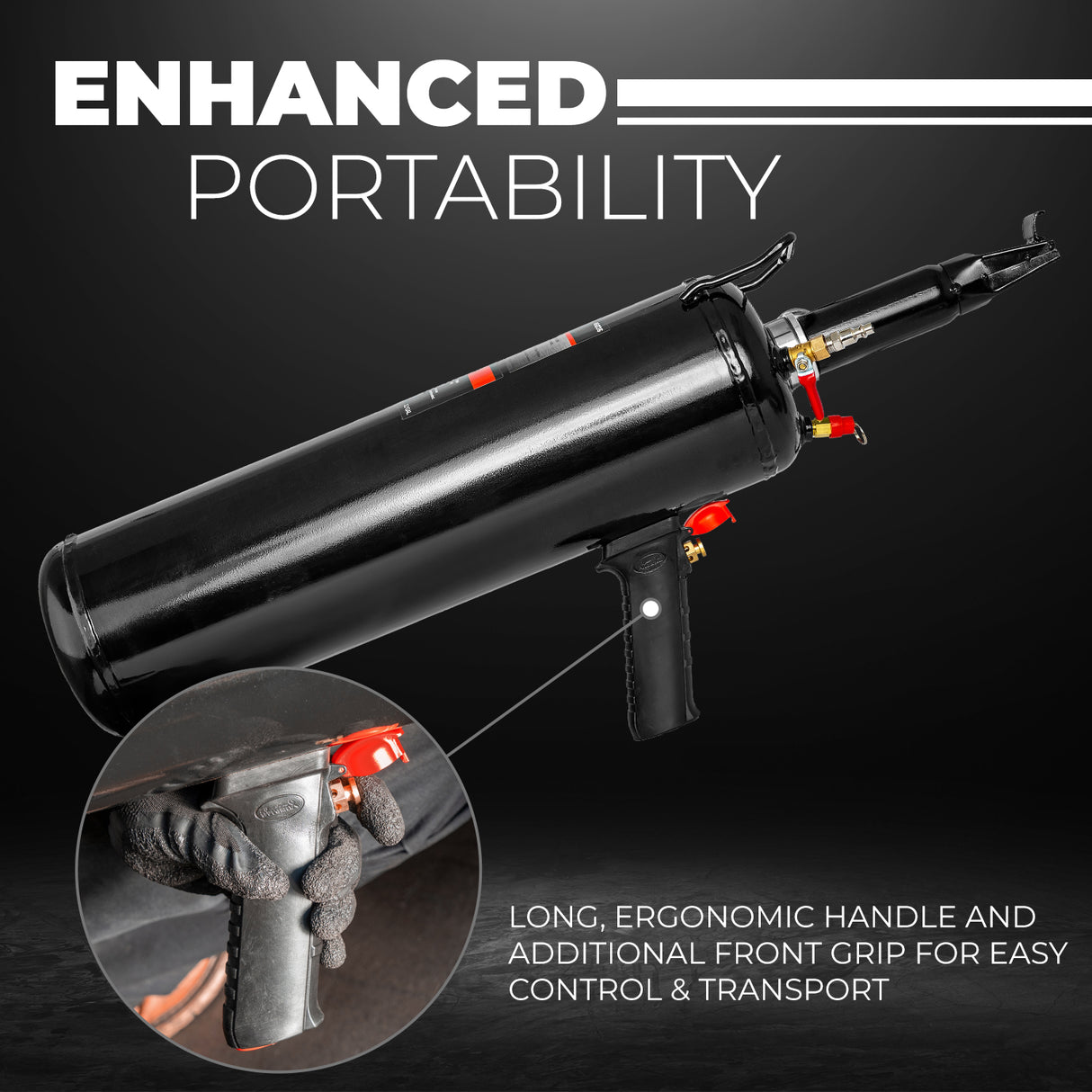 Inflator Blaster Air Bead Seater Tire Seating ATV Tractor Truck 116PSI 3.2Gallon