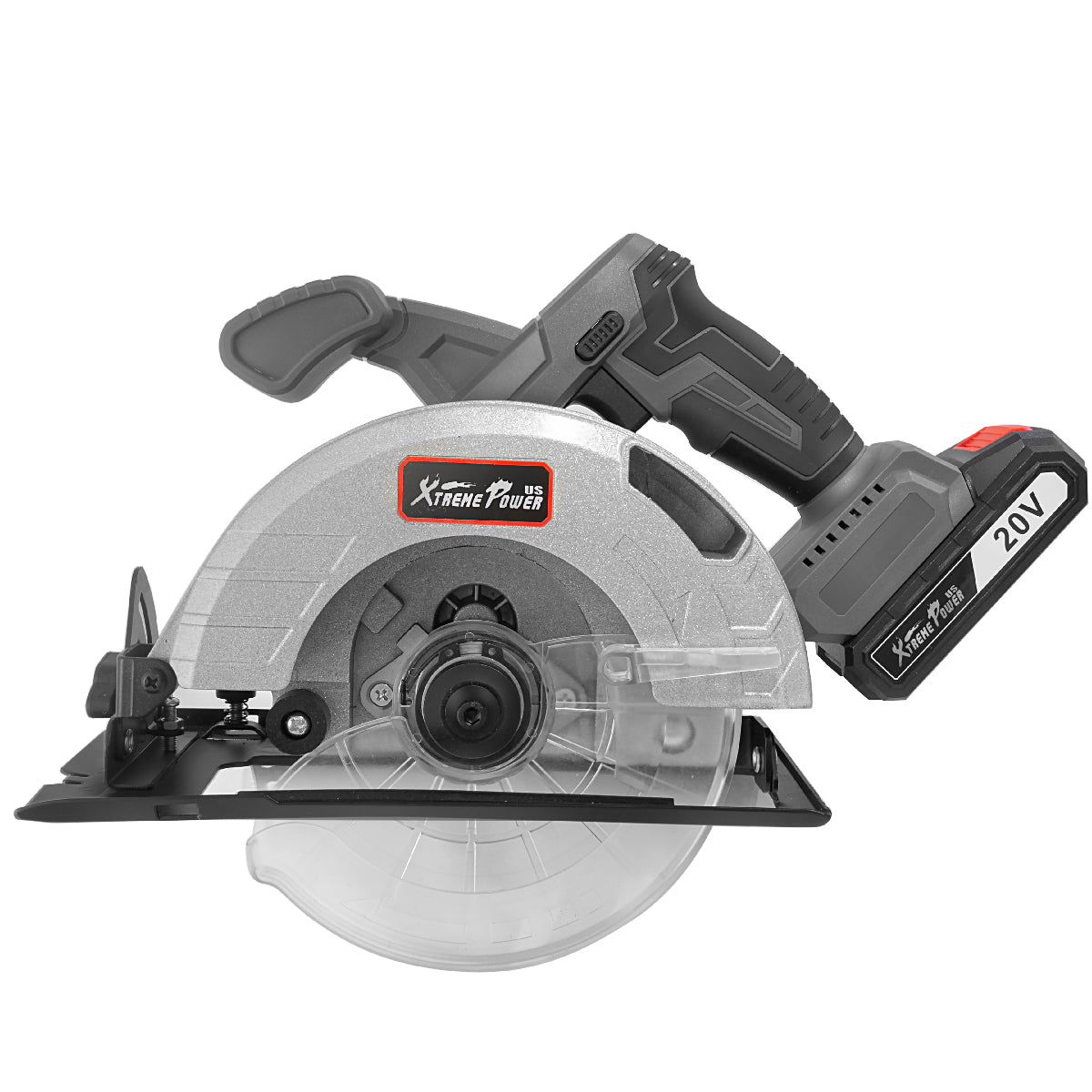 XtremepowerUS 20V Max Cordless Circular Saw 6.5" 4.0Ah Lithium Battery & Charger