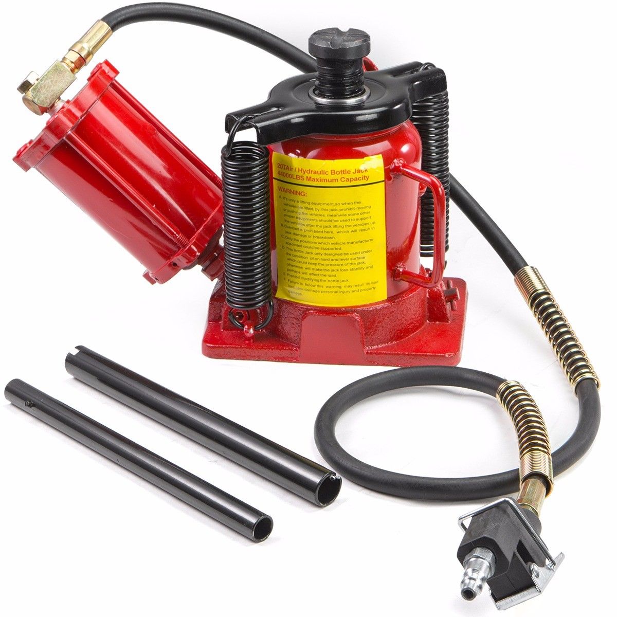 Stark USA Air Hydraulic Bottle Jack 20 Ton Manual 44092lb Heavy Duty Auto Truck