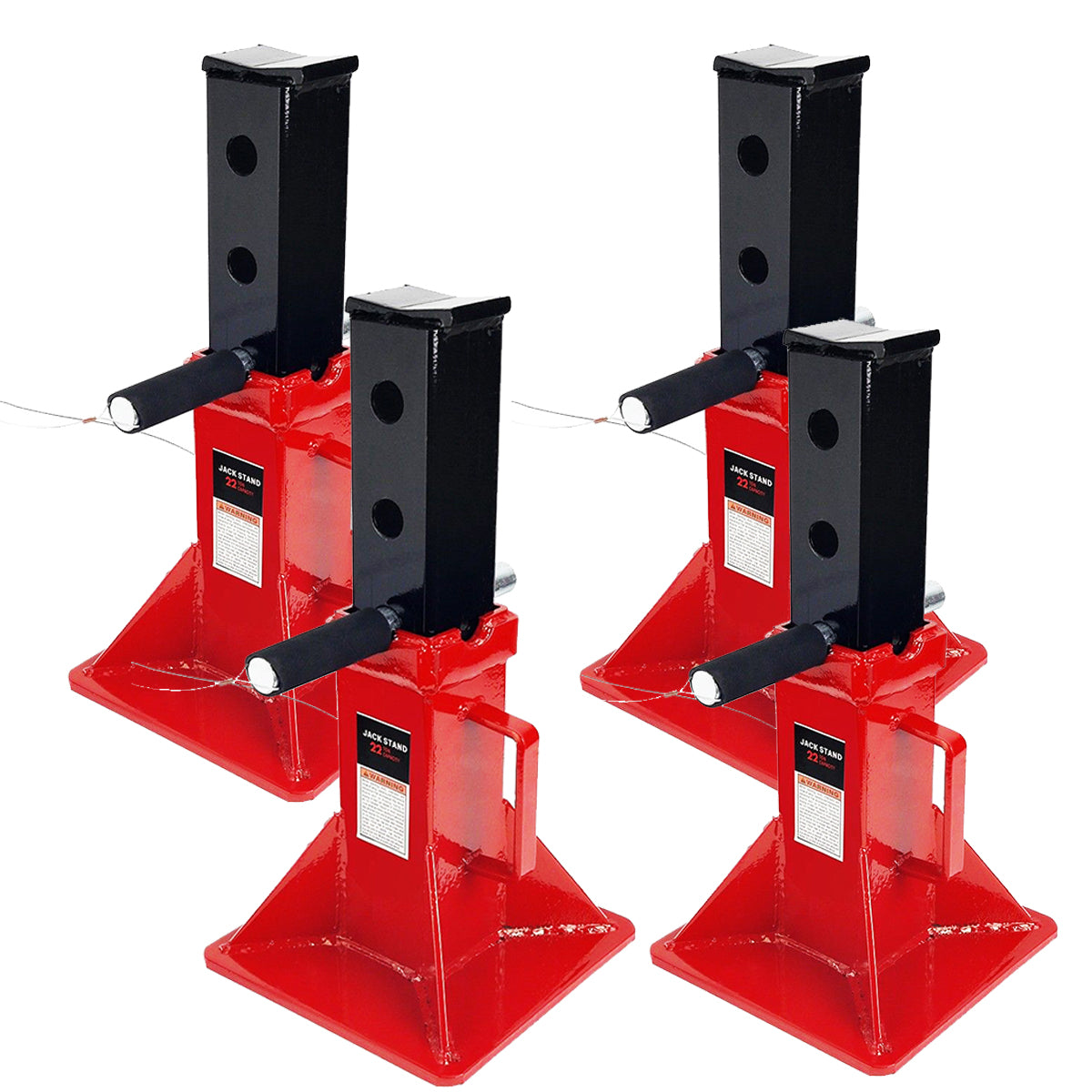 Stark USA 22 Ton Jack Stands 44,000 LBS Capacity Auto Truck SUV Trailer 4-Pieces