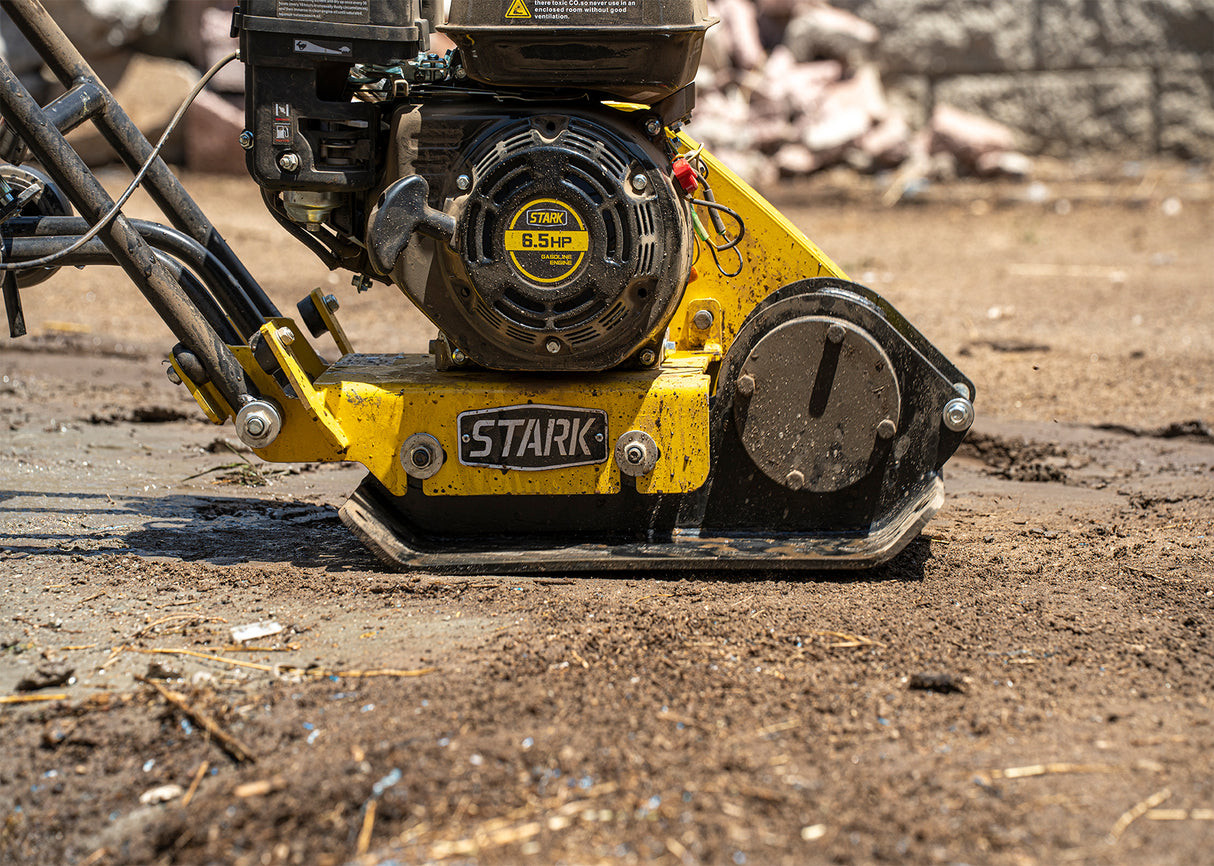 Stark USA 7.0hp Walk-Behind Vibratory Plate Compactor Rammer 212cc EPA Engine