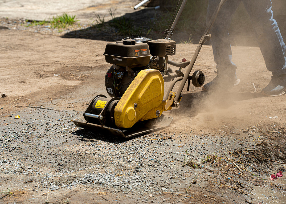 Stark USA 7.0hp Walk-Behind Vibratory Plate Compactor Rammer 212cc EPA Engine
