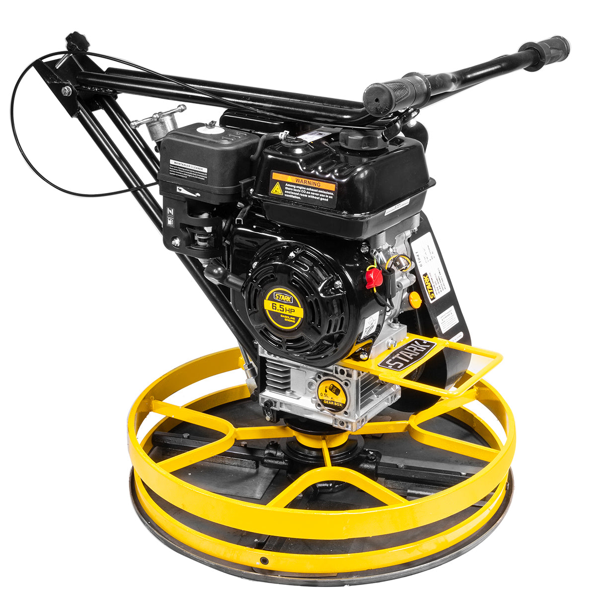 Stark USA 6.5HP Walk-Behind Trowel Concrete Cement Surface Smooth w/ Float Pan