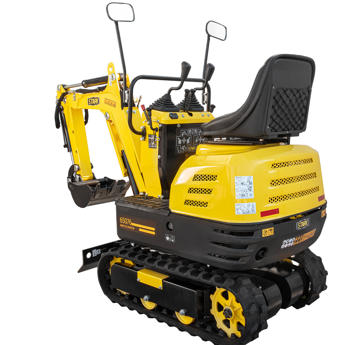 Stark USA 10HP Mini Excavator Hydraulic Digger 306cc Gas Engine Tracked Crawler