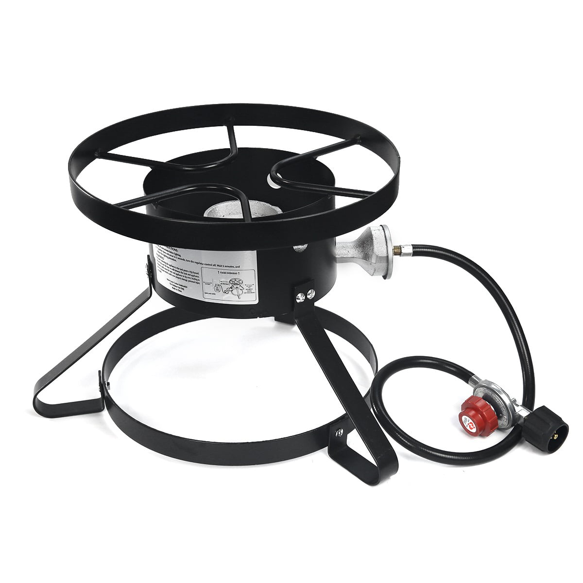XtremepowerUS 50,000BTU Outdoor High Pressure Stove Burner w/ Regulator & Hose