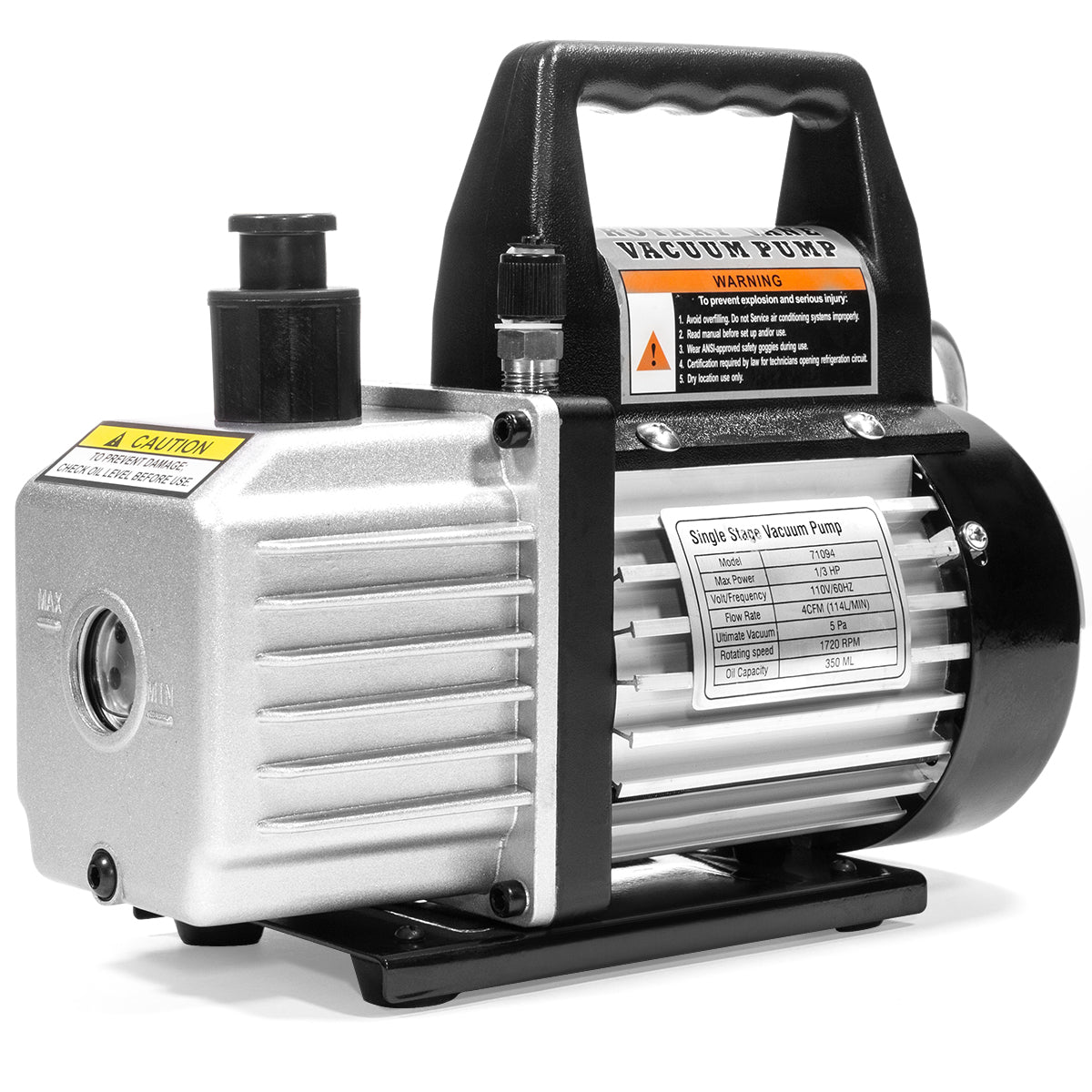 XtremepowerUS 4 Way AC Manifold Gauge Set R134a R410A R404A R22 w/Hoses Coupler