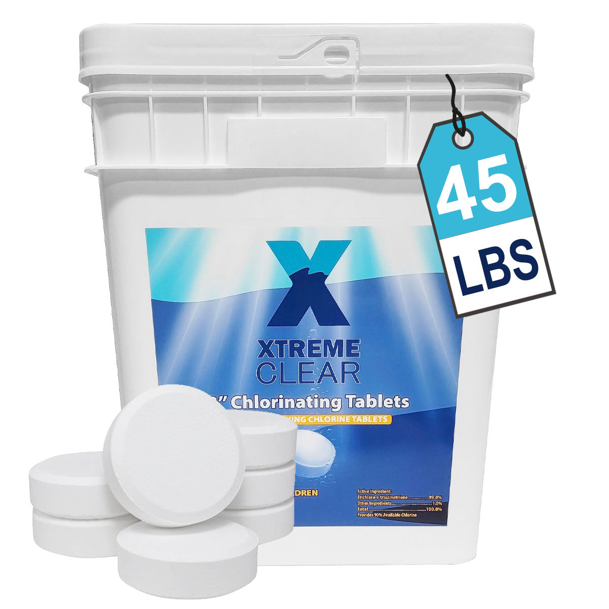 XtremepowerUS 3" Chlorine Tablets Swimming Pools Individually Wrapped