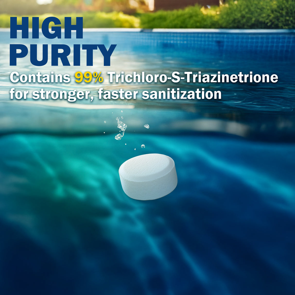 Xtremeclear 1.5 Pounds 1" Stabilized Chlorine Tablets Swimming Pool Spa HotTub