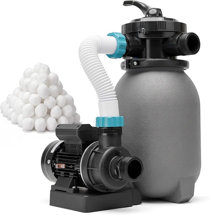 XtremepowerUS 10" Sand Filter Pump System for Above Ground Swimming Pool