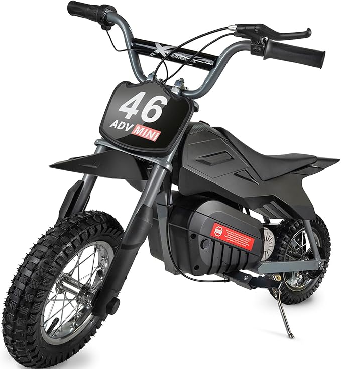 XtremepowerUS Electric Dirt Bike, 24V 250W Battery Powered Mini Dirt Bike, Electric Ride-On