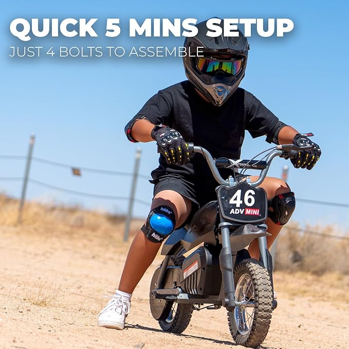 XtremepowerUS Electric Dirt Bike, 24V 250W Battery Powered Mini Dirt Bike, Electric Ride-On