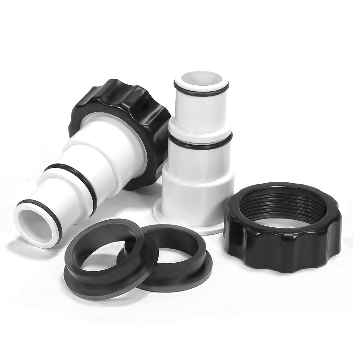 XtremepowerUS 1.5" to 1.25" Hose Adapter Collar for Intex Fit Connection, 2-Pack