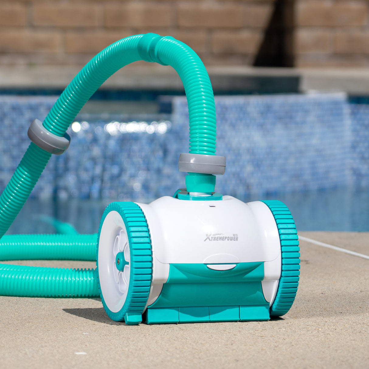 Automatic Suction Pool Cleaner Include Hose Wall Climb for Inground Swimming Pool