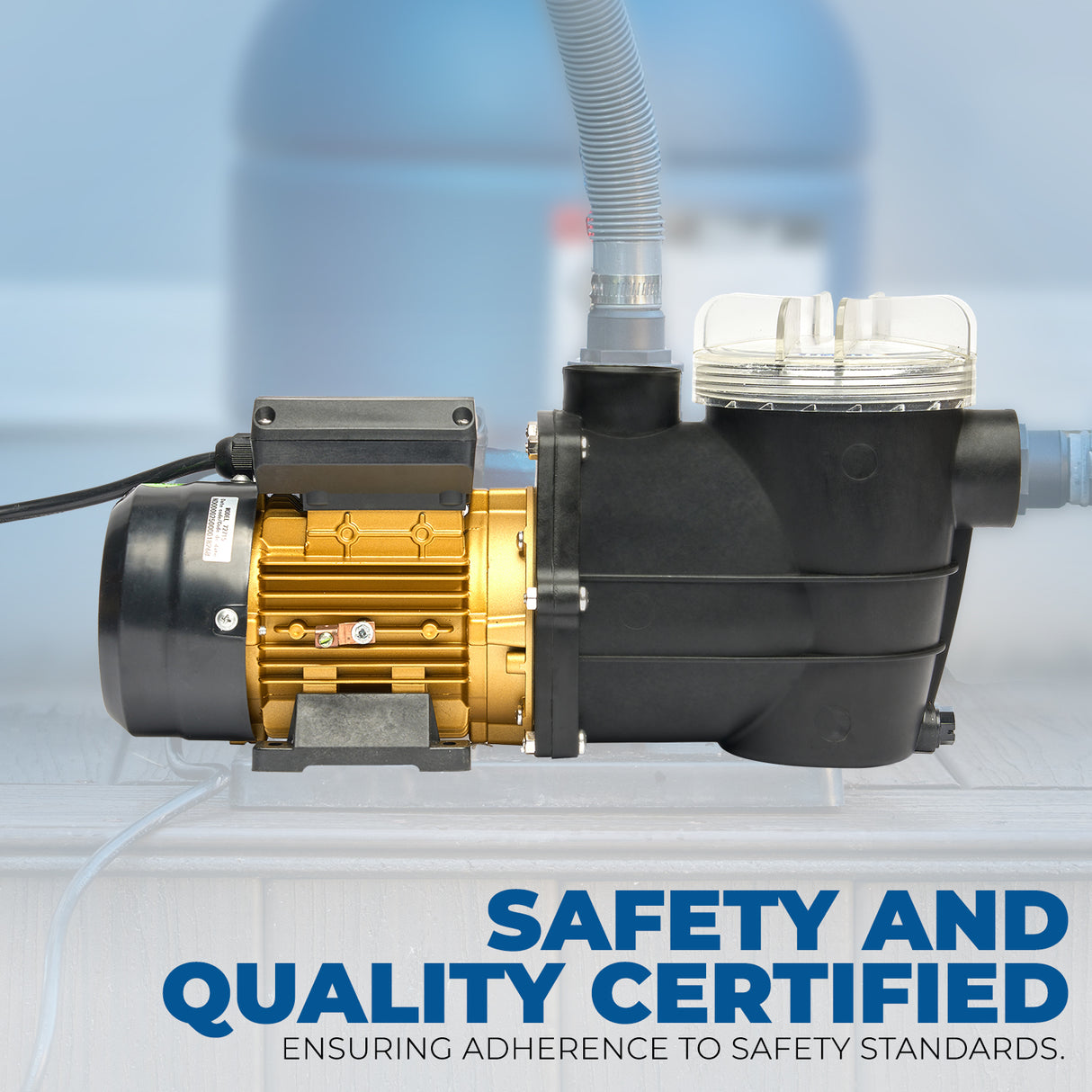 XtremepowerUS 3/4 HP High Flo for Above Ground Swimming Pool Pump w/ Strainer