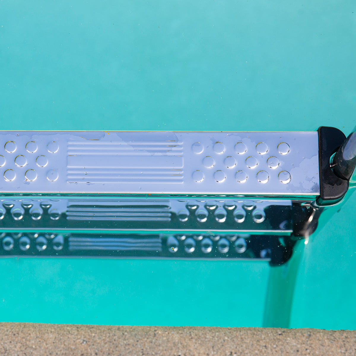 XtremepowerUS 3-Step Stainless Steel Swimming Pool Ladder For In-Ground Pools