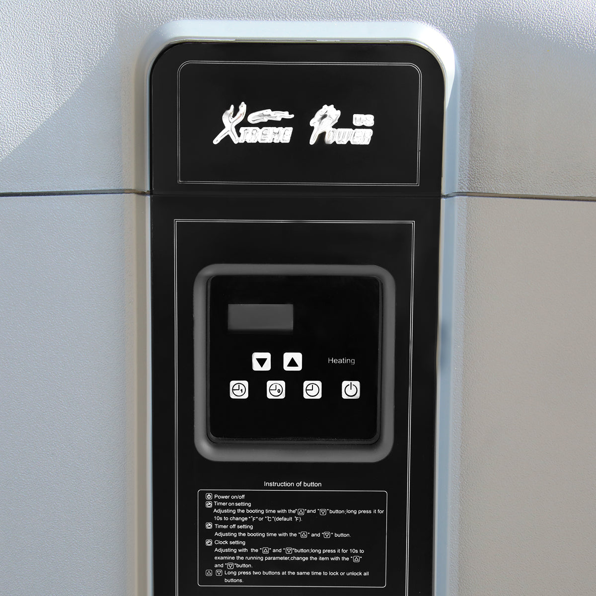 XtremepowerUS Super Quiet Swimming Pool Heat Pump Pool & Spa Heater