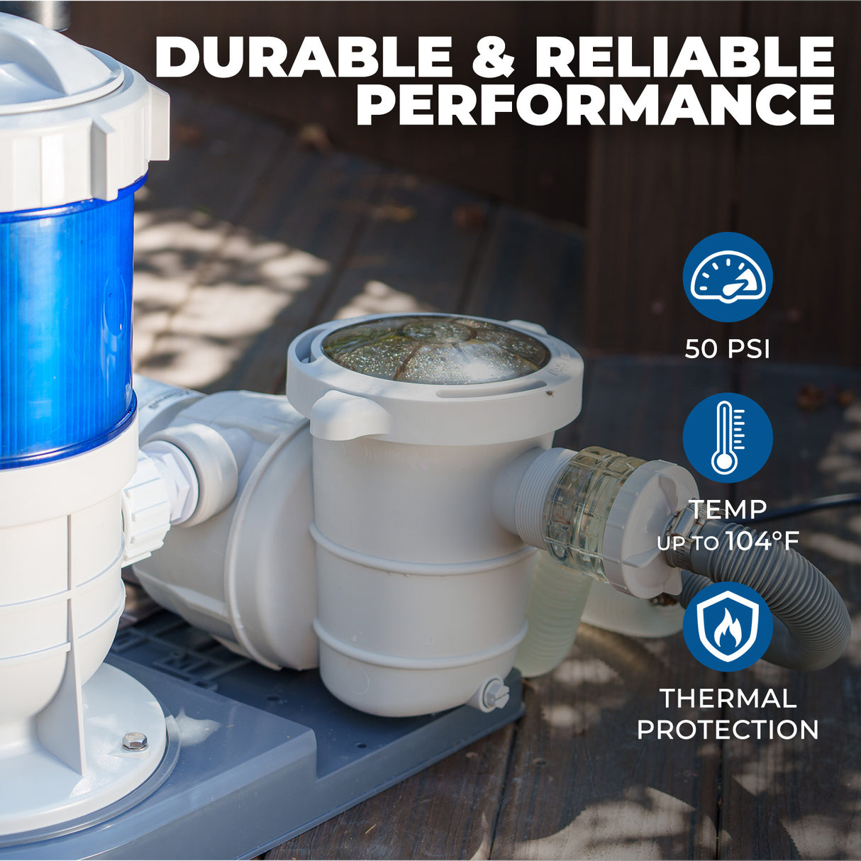 XtremepowerUS Pool Filter Cartridge System for Above Ground Pool w/Pump