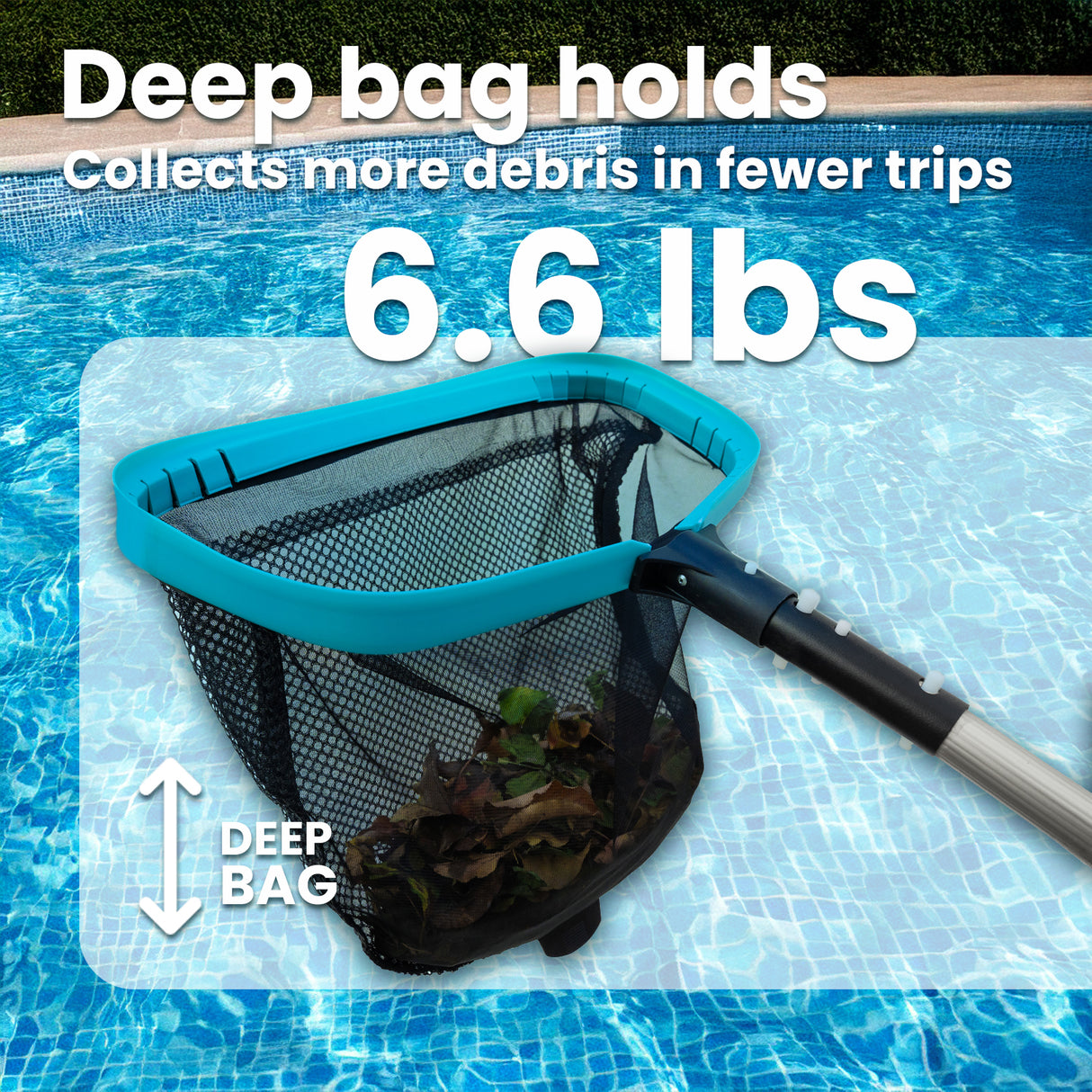 XtremepowerUS  17" Leaf Debris Skimmer Net