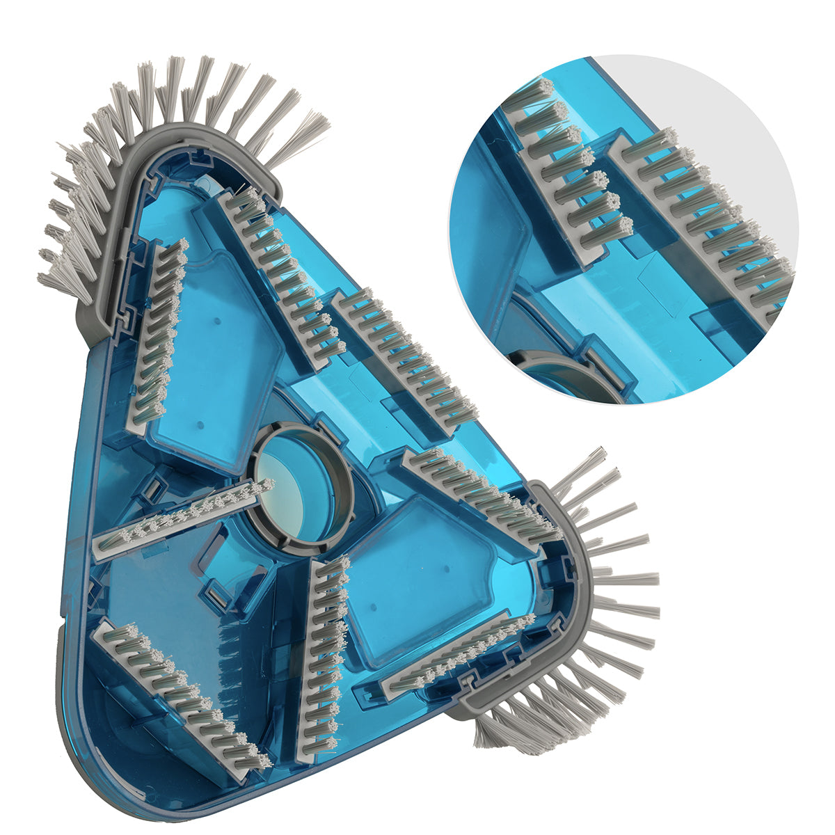 XtremepowerUS Pool Vacuum Head with Side Brushes Triangle Head