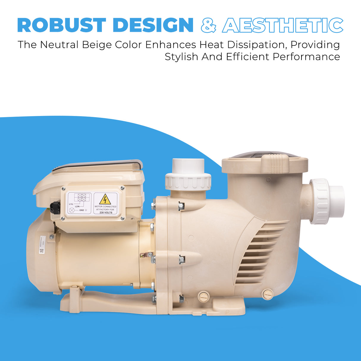 1.5HP Swimming Pool Pump Variable Speed Inground Pool 2" MAX 1.75