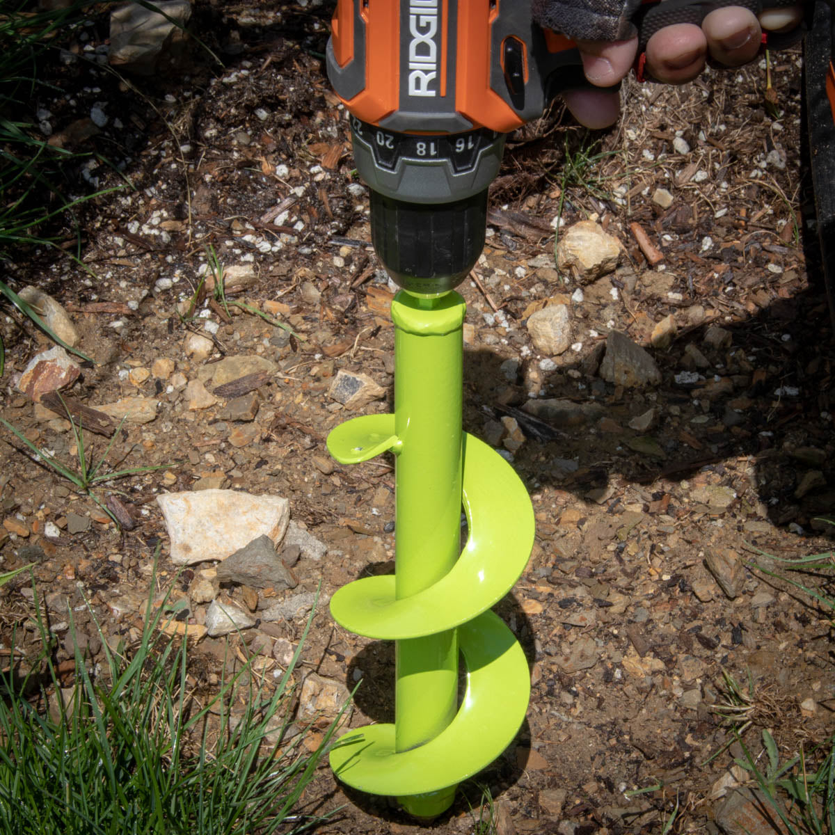 XtremepowerUS Roto Auger Drill Bit Attachment Hole Bulb Garden Deep Shovel Plant