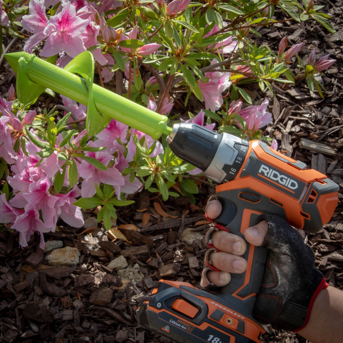 XtremepowerUS Roto Auger Drill Bit Attachment Hole Bulb Garden Deep Shovel Plant