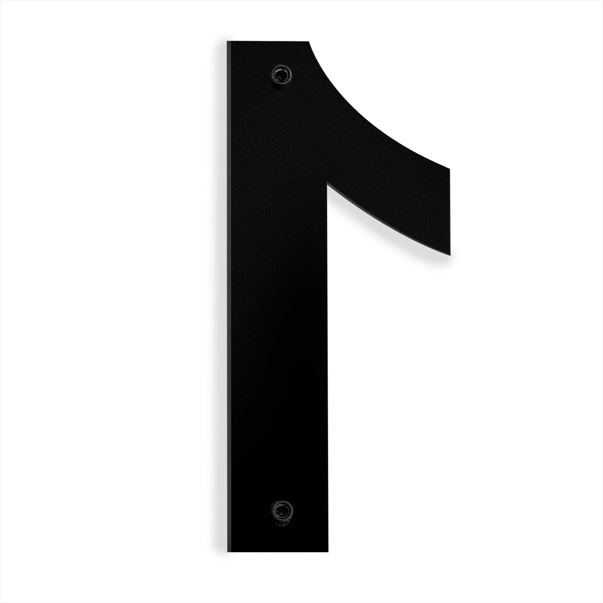 Barton 6" House apt hotel Letter Number Black Stainless Steel Satin 0 to 9 ABCD