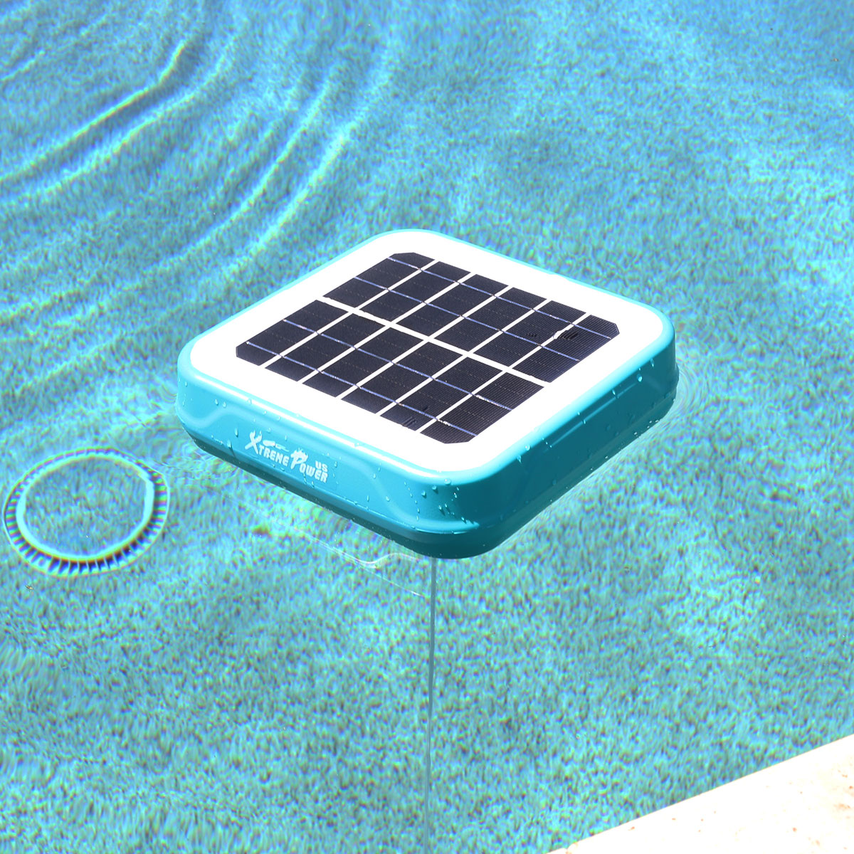 Solar Powered Pool Ionizer Reduce Chlorine Above Ground or In-Ground Pool