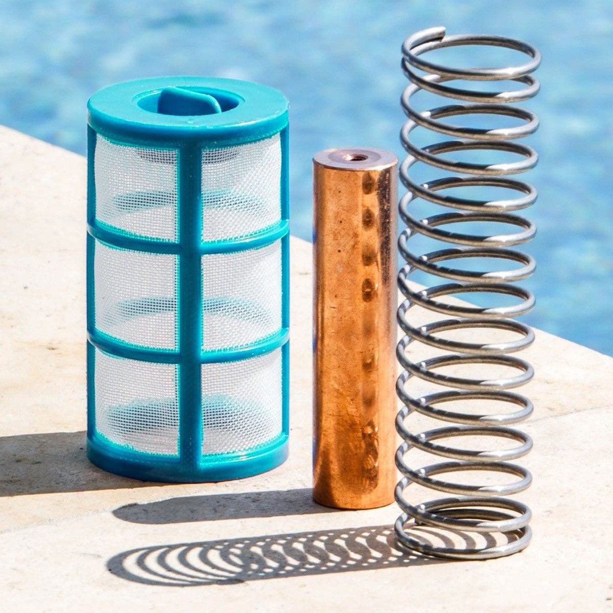 Solar Powered Pool Ionizer Reduce Chlorine Above Ground or In-Ground Pool