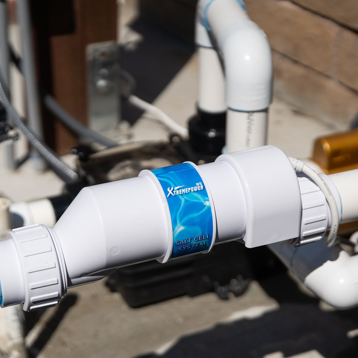 Pool Chlorine Generator System w/ Flow Switch and Salt Cell for 15k Gallon Pool