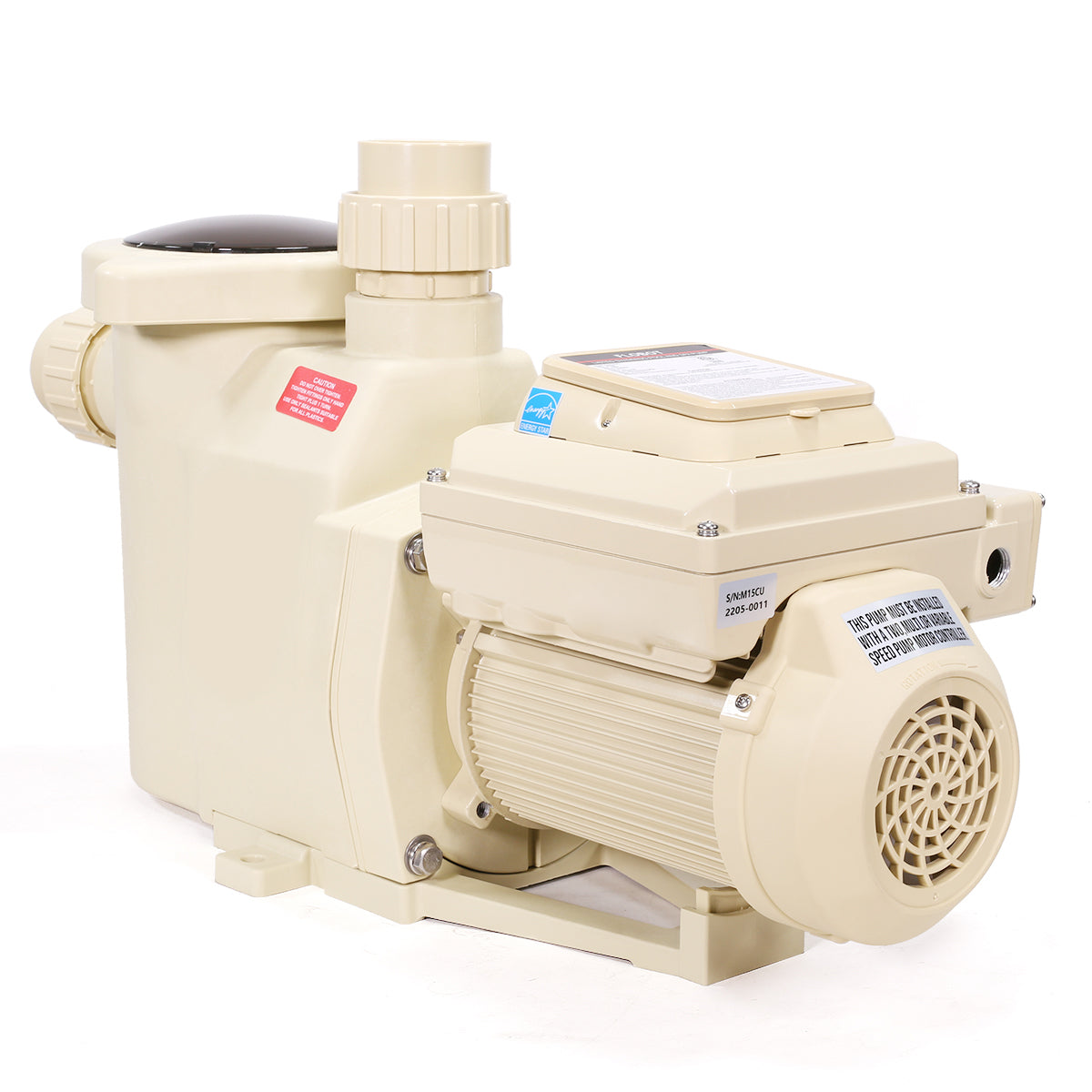 XtremepowerUS 2HP High Flo Pool Pump Variable Speed InGround Spa Pool Motor 230V
