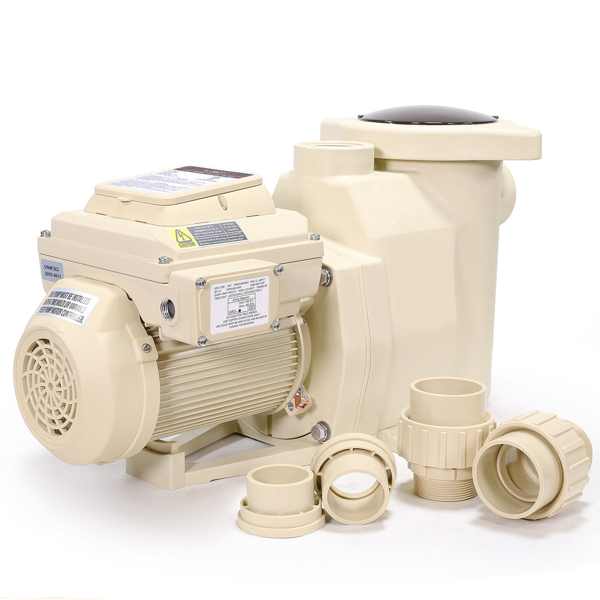XtremepowerUS 3.0HP Variable Speed Swimming Pool Pump InGround Pool Motor 1.5/2"