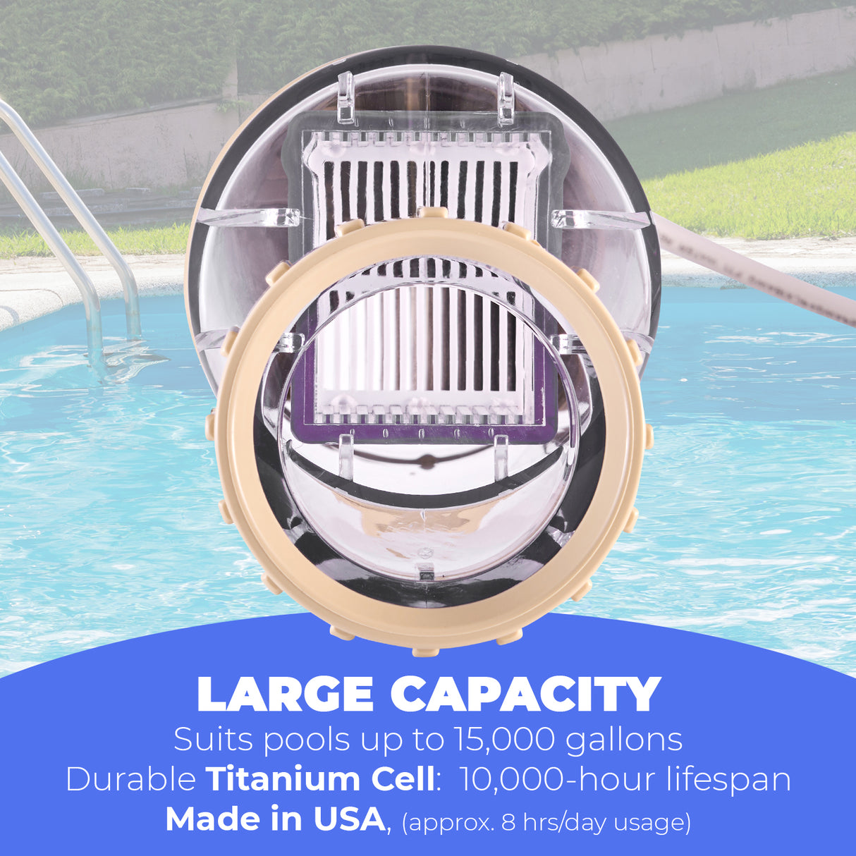 Universal Replacement Salt Chlorination Cell Plate Swimming Pool