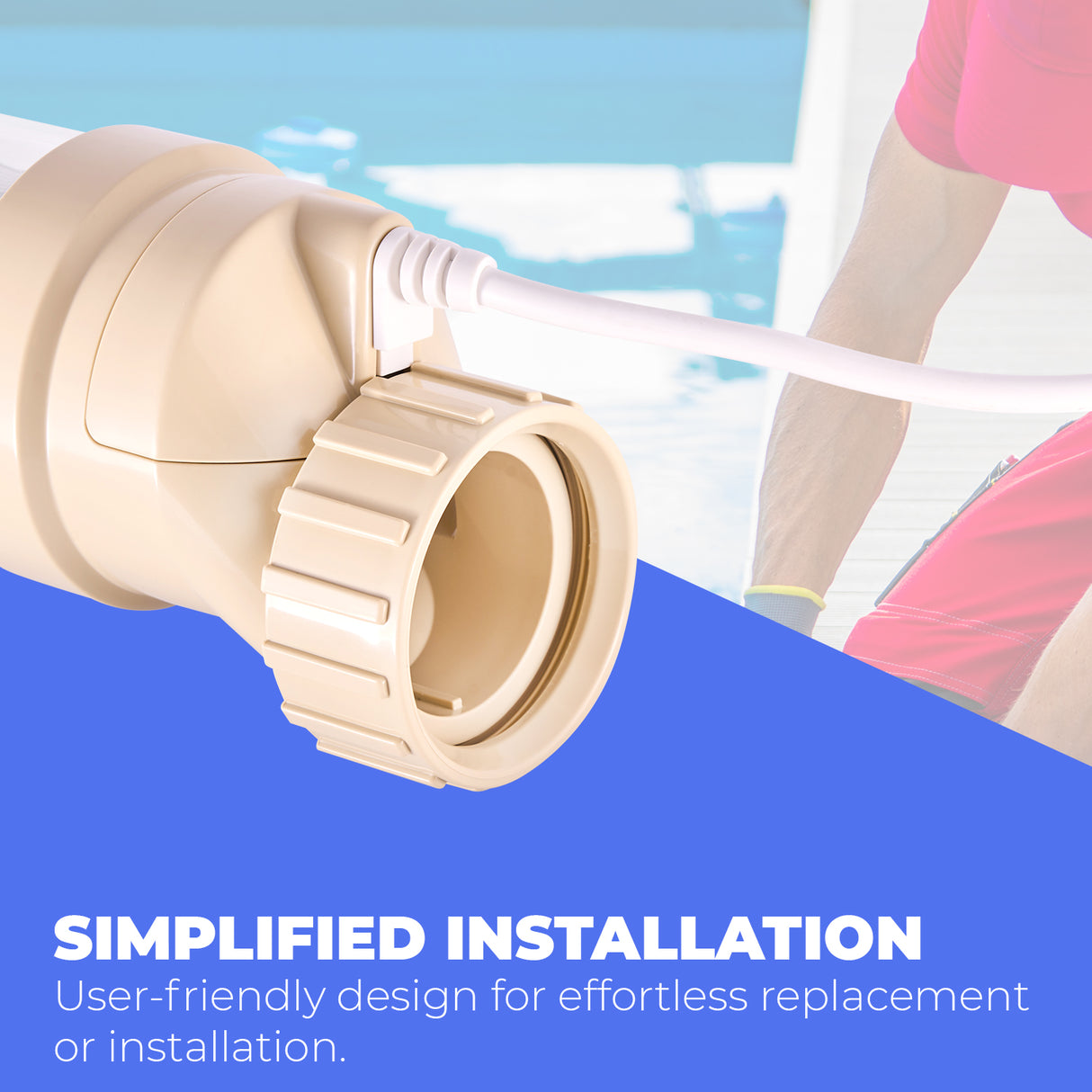 Universal Replacement Salt Chlorination 9 Cell Plate up to 25,000 Swimming Pool