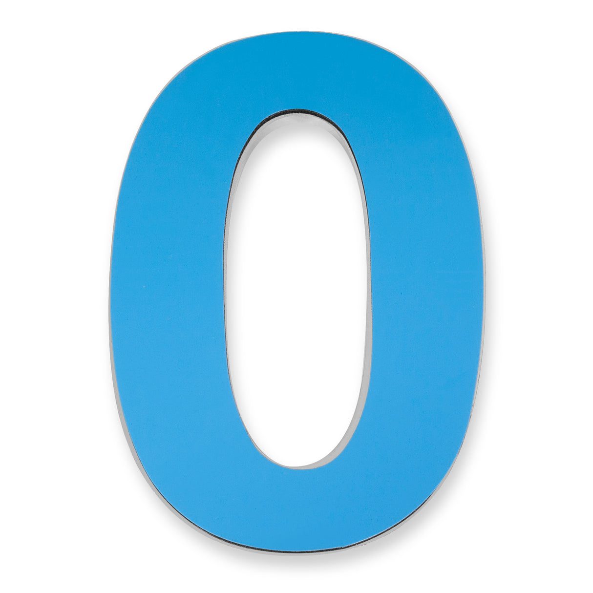 House Number (0) 4" Inch Bronze ABS Plastic Outdoor Apartment Mailbox