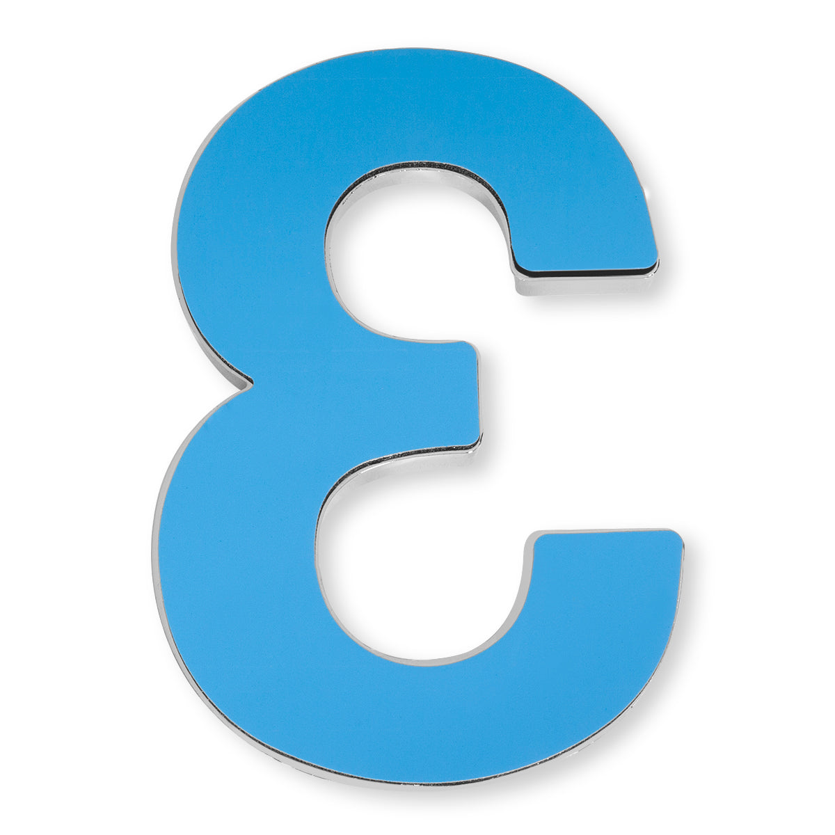 House Number (3) 4" Inch Bronze ABS Plastic Outdoor Apartment Mailbox