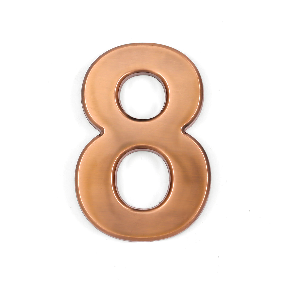 House Number (8) 4" Inch Bronze ABS Plastic Outdoor Apartment Mailbox