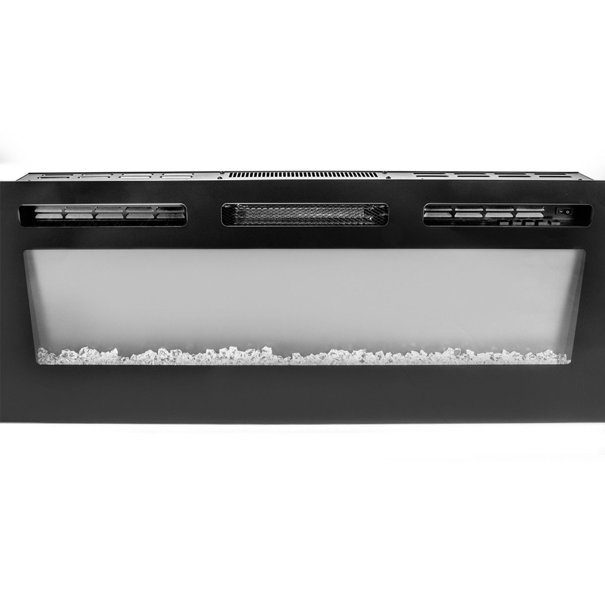 Electric Fireplace Recessed Insert / Wall Mount Standing Heat Remote Control