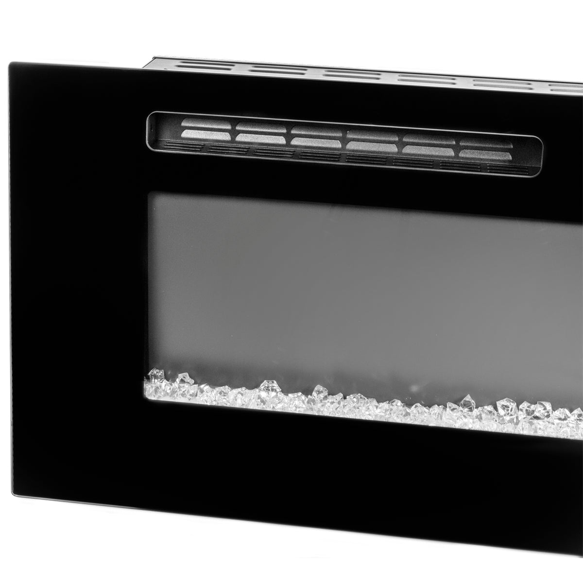 Electric Fireplace Recessed Insert / Wall Mount Standing Heat Remote Control